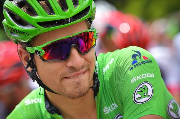 Slovakian Peter Sagan of Tinkoff wearing the green jersey pictured at the start of the nineteenth stage at the 103rd edition of the Tour de France cycling race, 146km from Albertville to Saint-Gervais Mont Blanc, France, on Friday 22 July 2016. This year s Tour de France takes place from July 2nd to July 24th. DAVIDxSTOCKMAN  x04897141x