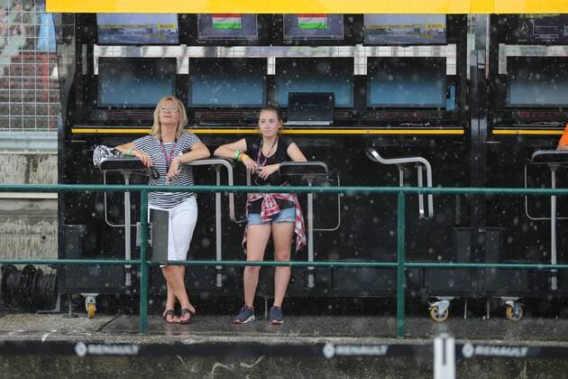 Hungarian Grand Prix, Hungaroring, Budapest 21 - 24 July 2016 23.07.2016 - Qualifying, A rain storm hits the circuit before qualifying 