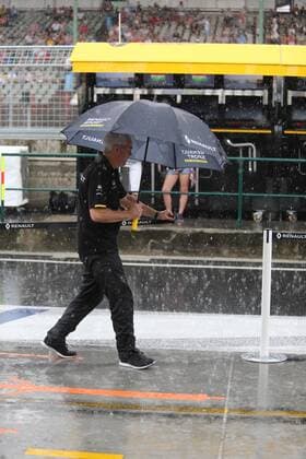 Hungarian Grand Prix, Hungaroring, Budapest 21 - 24 July 2016 23.07.2016 - Qualifying, A rain storm hits the circuit before qualifying 
