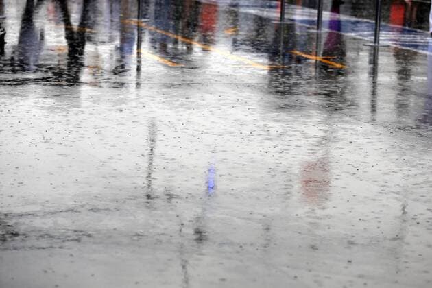 Hungarian Grand Prix, Hungaroring, Budapest 21 - 24 July 2016 23.07.2016 - Qualifying, A rain storm hits the circuit before qualifying 