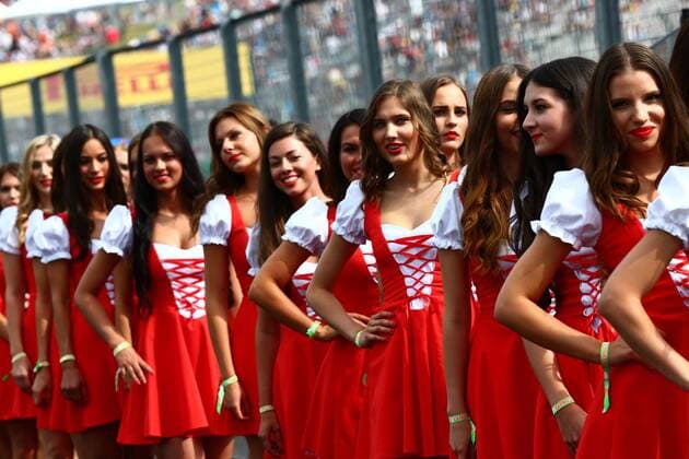 Bilder des Tages - SPORT Hungarian Grand Prix, Hungaroring, Budapest 21 - 24 July 2016 23.07.2016 - Qualifying, Grid Girls 