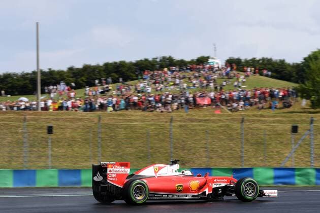 Motorsports: FIA Formula One World Championship WM Weltmeisterschaft 2016, Grand Prix of Hungary, 5 Sebastian Vettel (GER, Scuderia Ferrari), xHOCHxZWEIx