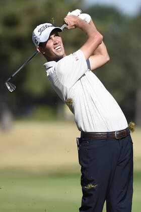 July 23, 2016: Chesson Hadley hits his approach shot to the third hole in the third round at the RBC Canadian Open at Glen Abbey Golf Club in Oakville, Ontario. (Photo by Gerry Angus Icon Sportswire) GOLF: JUL 23 PGA Golf Herren - RBC Canadian Open - Third Round Icon16072317 EDITORIAL USE ONLY