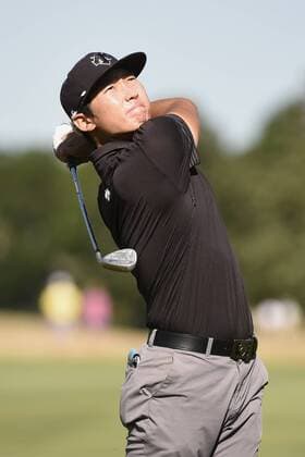 July 23, 2016: Whee Kim hits his approach shot to the third hole in the third round at the RBC Canadian Open at Glen Abbey Golf Club in Oakville, Ontario. (Photo by Gerry Angus Icon Sportswire) GOLF: JUL 23 PGA Golf Herren - RBC Canadian Open - Third Round Icon16072319 EDITORIAL USE ONLY