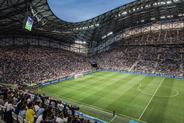 Marseille, Deutschland, 07.07.2016: Fußball UEFA Europameisterschaft 2016 - Halbfinale - EM 2016 - EM 2016 - Deutschland - Frankreich. Stade Velodrome