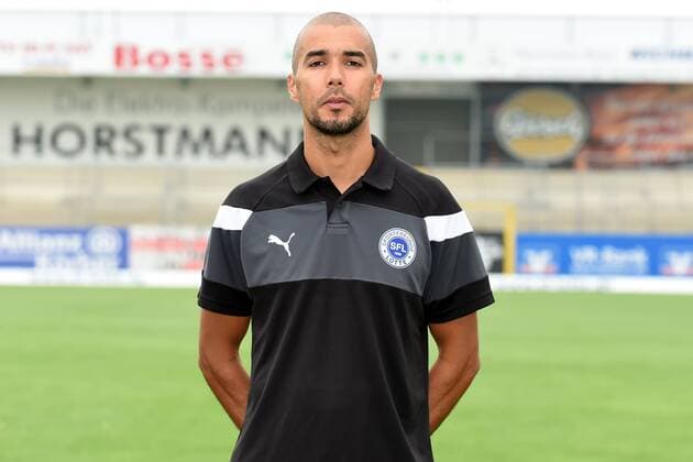 Fußball 3. Liga, Porträttermin 2016 2017 Sportfreunde Lotte am 23.07.2016 im FRIMO Stadion in Lotte Co-Trainer Joseph Laumann (Lotte) mt