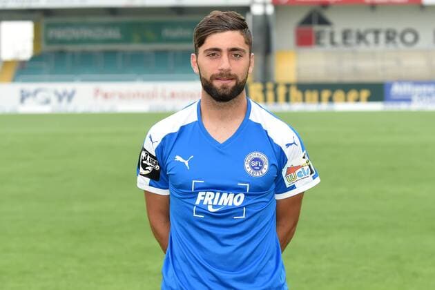 Fußball 3. Liga, Porträttermin 2016 2017 Sportfreunde Lotte am 23.07.2016 im FRIMO Stadion in Lotte Semih Daglar (Lotte) mt