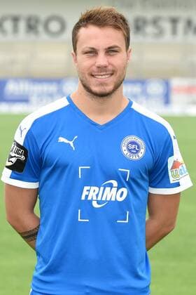 Fußball 3. Liga, Porträttermin 2016 2017 Sportfreunde Lotte am 23.07.2016 im FRIMO Stadion in Lotte Nico Granatowski (Lotte) mt