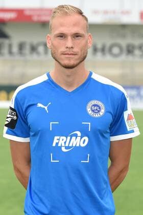 Fußball 3. Liga, Porträttermin 2016 2017 Sportfreunde Lotte am 23.07.2016 im FRIMO Stadion in Lotte Gerrit Nauber (Lotte) mt
