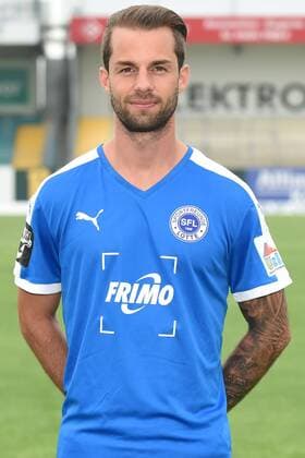 Fußball 3. Liga, Porträttermin 2016 2017 Sportfreunde Lotte am 23.07.2016 im FRIMO Stadion in Lotte Alexander Hettich (Lotte) mt