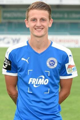 Fußball 3. Liga, Porträttermin 2016 2017 Sportfreunde Lotte am 23.07.2016 im FRIMO Stadion in Lotte Nico Neidhart (Lotte) mt