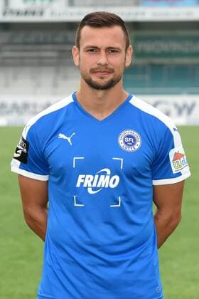 Fußball 3. Liga, Porträttermin 2016 2017 Sportfreunde Lotte am 23.07.2016 im FRIMO Stadion in Lotte Alexander Langlitz (Lotte) mt