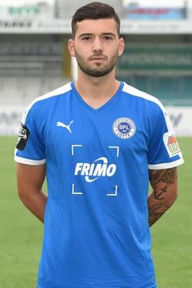 Fußball 3. Liga, Porträttermin 2016 2017 Sportfreunde Lotte am 23.07.2016 im FRIMO Stadion in Lotte Dennis Brock (Lotte) mt