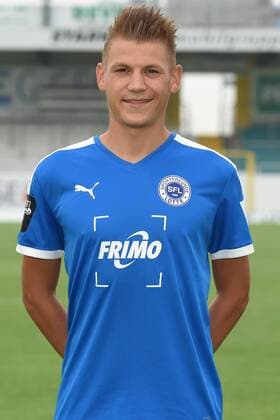 Fußball 3. Liga, Porträttermin 2016 2017 Sportfreunde Lotte am 23.07.2016 im FRIMO Stadion in Lotte Marcel Kaffenberger (Lotte) mt