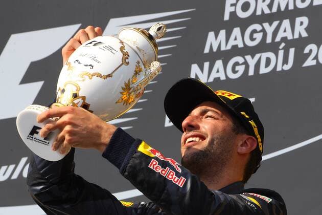 Formel 1, GP Ungarn Hungarian Grand Prix, Hungaroring, Budapest 21 - 24 July 2016 24.07.2016 - Race, 3rd position Daniel Ricciardo (AUS) Red Bull Racing RB12 