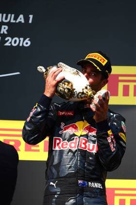 Formel 1, GP Ungarn Hungarian Grand Prix, Hungaroring, Budapest 21 - 24 July 2016 24.07.2016 - Race, 3rd position Daniel Ricciardo (AUS) Red Bull Racing RB12 