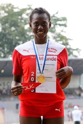 73. Deutsche U23 Meisterschaften; Bochum-Wattenscheid, 24.07.2016 Jossie Marie-J. Graumann (LG Nord Berlin); 73. Deutsche U23 Meisterschaften am 24.07.2016 im Lohrheide-Stadion, Bochum-Wattenscheid (Nordrhein-Westfalen). xdfx