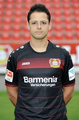 Porträt: Fußball, GER, 1.BL, Bundesliga, Liga, Porträttermin 2016 2017, Bayer Leverkusen: Javier Hernandez Chicharito (Leverkusen). Einzelbild, Portrait, Porträt.