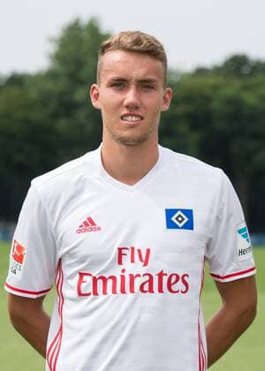 Fußball, GER, 1.Bundesliga, Porträttermin 2016 2017, Hamburger SV, Luca Waldschmidt