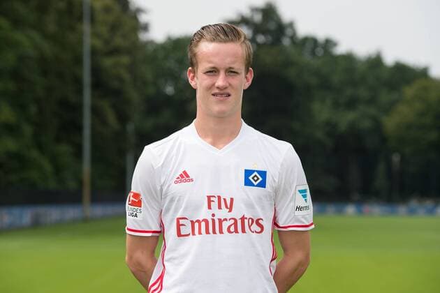 Fußball, GER, 1.Bundesliga, Porträttermin 2016 2017, Hamburger SV, Jonas Behounek