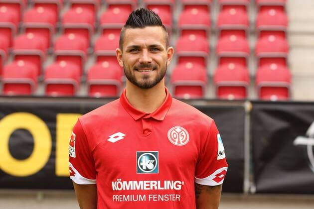 DANNY LATZA FUSSBALL, GER, 1. LIGA, BUNDESLIGA, PORTRAETTERMIN 2016 2017, FSV MAINZ 05 