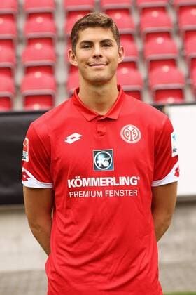 EMIL BERGGREEN FUSSBALL, GER, 1. LIGA, BUNDESLIGA, PORTRAETTERMIN 2016 2017, FSV MAINZ 05 