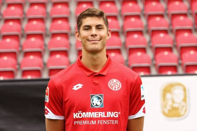 EMIL BERGGREEN FUSSBALL, GER, 1. LIGA, BUNDESLIGA, PORTRAETTERMIN 2016 2017, FSV MAINZ 05 