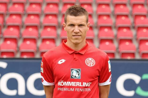 GAETAN BUSSMANN FUSSBALL, GER, 1. LIGA, BUNDESLIGA, PORTRAETTERMIN 2016 2017, FSV MAINZ 05 