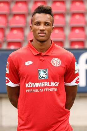 JEAN PHILIPPE GBAMIN FUSSBALL, GER, 1. LIGA, BUNDESLIGA, PORTRAETTERMIN 2016 2017, FSV MAINZ 05 