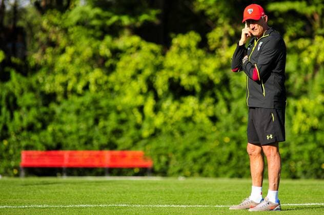 Treino do SPFC Edgardo Bauza during training the Sao Paulo Football Club, held at CCT Barra Funda, in the West Zone of Sao Paulo. x1166363x  Maur?cioxRummens