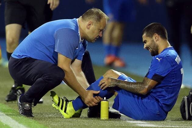 Third Qualifying Round of the Champions League, match GNK Dinamo - FC Dinamo Tbilisi 26.07.2016., Croatia, Zagreb - Third Qualifying Round of the Champions League, match GNK Dinamo - FC Dinamo Tbilisi. Paulo Ricardo Ribeiro de Jesus Machado.  GoranxStanzl PIXSELL