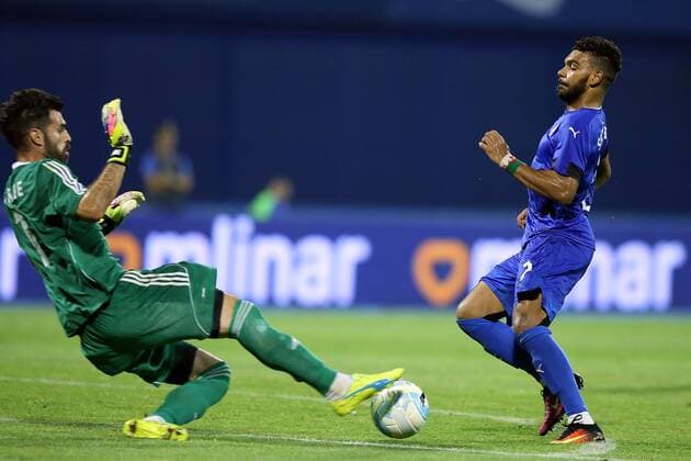 Third Qualifying Round of the Champions League, match GNK Dinamo - FC Dinamo Tbilisi 26.07.2016., Croatia, Zagreb - Third Qualifying Round of the Champions League, match GNK Dinamo - FC Dinamo Tbilisi. El Arabi Hilal Soudani.  GoranxStanzl PIXSELL