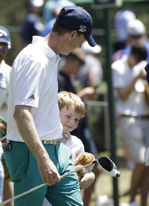 Brian Gaffney walks after a tee shot in a practice round at the PGA Golf Herren Championship at Baltusrol Golf Club in Springfield, New Jersey on July 26, 2016.  PGA20160726119 JOHNxANGELILLO