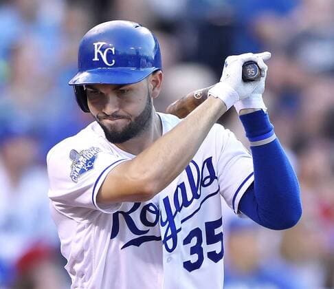 July 26, 2016 - Kansas City, MO, USA - A frustrated Eric Hosmer of the Kansas City Royals throws his bat on a fly out to end the third inning against the Los Angeles Angels on Tuesday, July 26, 2016, at Kauffman Stadium in Kansas City, Mo. The Angels won, 13-0. LA Angels at Kansas City - ZUMAm67_