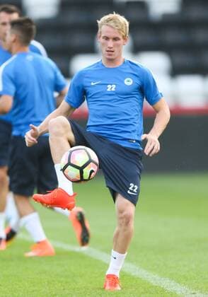 SOCCER - EL quali, Admira vs Liberec, preview MARIA ENZERSDORF,AUSTRIA,27.JUL.16 - SOCCER - UEFA Europa League, qualification, FC Admira Wacker Moedling vs FC Slovan Liberec, preview, training of Liberec. Image shows Petr Sevcik (Liberec). GEPAxpictures xPhilippxBrem