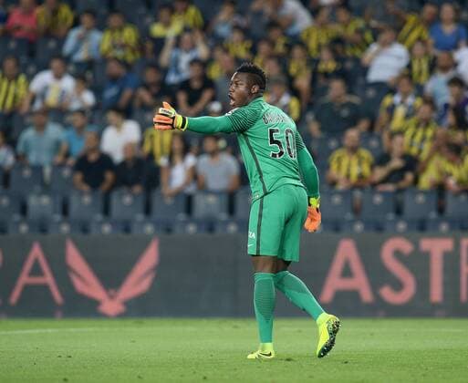 UEFA Champions League Third qualifying round first leg match between Fenerbahce Istanbul and Monaco on July 27, 2016 at the Ulker Stadium in Istanbul,Turkey. Pictured: Goalkeeper Loic Badiashile of Monaco. 