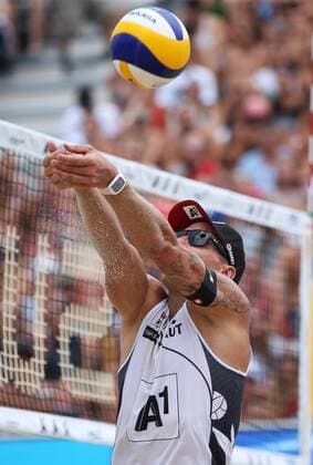 BEACHVOLLEYBALL - A1 Major Klagenfurt 2016 KLAGENFURT,AUSTRIA,28.JUL.16 - Beach volleyball Beachvolleyball - FIVB World Tour 2016, A1 Major Klagenfurt, men. Image shows Alexander Horst (AUT). GEPAxpictures xDanielxGoetzhaber