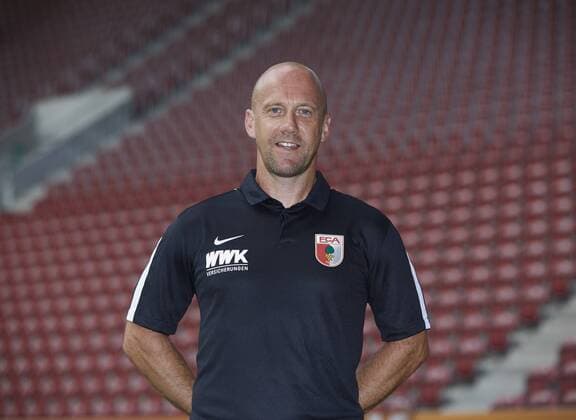 Frank Steinmetz (Co-Trainer FC Augsburg) FC Augsburg, Porträttermin 2016 2017,