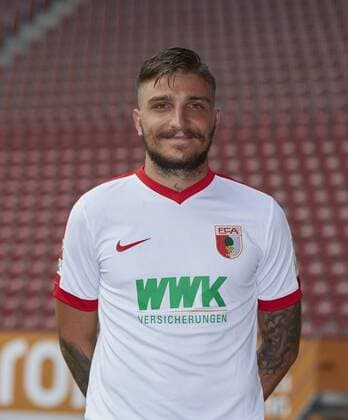 Konstantinos Stafylidis (FC Augsburg 3) FC Augsburg, Porträttermin 2016 2017,