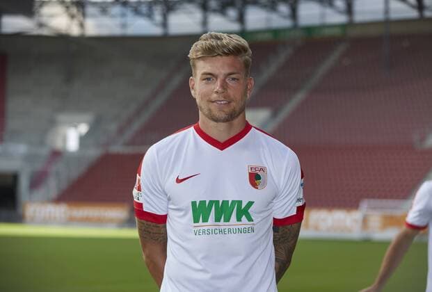 Alexander Esswein (FC Augsburg 11) FC Augsburg, Porträttermin 2016 2017,