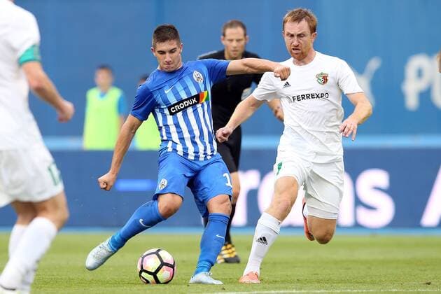 Third qualifying round, European League NK Lokomotiva - Vorskla Poltava 28.07.2016., Croatia, Maksimir Stadium, Zagreb - Third qualifying round, European LeagueNK Lokomotiva - Vorskla Poltava. Luka Ivanusec.  GoranxStanzl PIXSELL