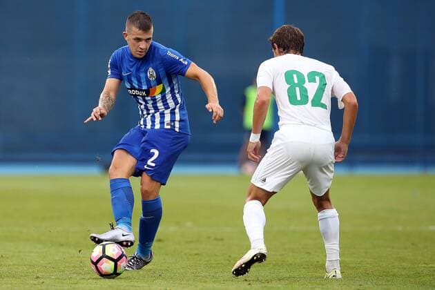 Third qualifying round, European League NK Lokomotiva - Vorskla Poltava 28.07.2016., Croatia, Maksimir Stadium, Zagreb - Third qualifying round, European LeagueNK Lokomotiva - Vorskla Poltava. Karlo Bartolec.  GoranxStanzl PIXSELL