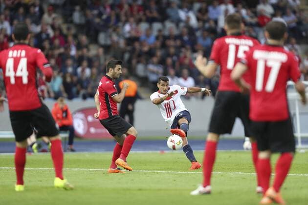 Fußball, EL Quali, OSC Lille - FK Qäbälä Rony Lopes (Lille) Fussball Europa League Quali : OSC Lille vs FC Qabala - - 28 07 2016 GwendolineLeGoff Panoramic 