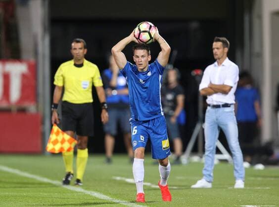 SOCCER - EL quali, Admira vs Liberec MARIA ENZERSDORF,AUSTRIA,28.JUL.16 - SOCCER - UEFA Europa League, qualification, FC Admira Wacker Moedling vs FC Slovan Liberec. Image shows Jan Sykora (Liberec). GEPAxpictures xPatrickxLeuk