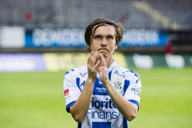 Fußball, EL Quali, IFK Göteborg - HJK Helsinki 160728 IFK Göteborgs Patrik Karlsson Lagemyr under fotbollsmatchen i kvalet till Europa League mellan IFK Göteborg och HJK Helsingfors den 28 juli 2016 i Göteborg.  Copyright: MATHIASxBERGELD BB160728BB483