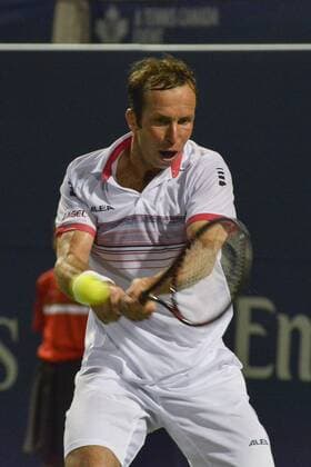 July 28, 2016 - Toronto, Ontario, Canada - Novak Djokovic of Serbia defeats Radek Stepanek of Czech Republic in 2 sets, 6-2, 6-4 advancing to the quarter finals of Rogers Cup Novak Djokovic of Serbia defeats Radek Stepanek of Czech Republic in 2 sets, 6-2, 6-4 advancing to the quarter finals of Rogers Cup - ZUMAd114
