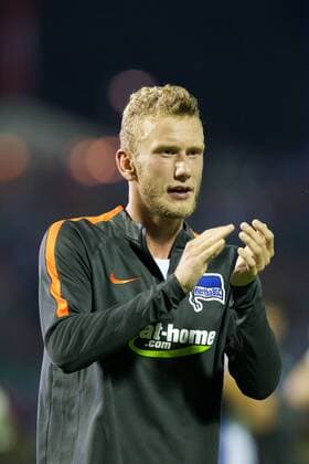 Fussball Berlin 28.07.2016 Europaleague Qualifikation Hertha BSC Berlin - Bröndby Kopenhagen Fabian Lustenberger (Hertha BSC, No.28)
