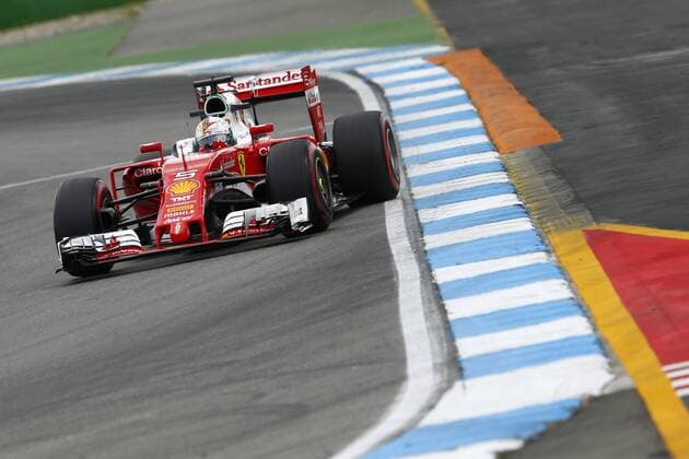 Motorsports: FIA Formula One World Championship WM Weltmeisterschaft 2016, Grand Prix of Germany, 5 Sebastian Vettel (GER, Scuderia Ferrari), xHOCHxZWEIx