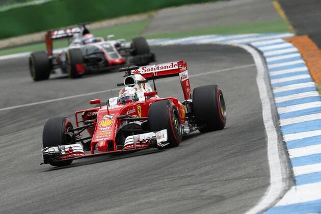 Motorsports: FIA Formula One World Championship WM Weltmeisterschaft 2016, Grand Prix of Germany, 5 Sebastian Vettel (GER, Scuderia Ferrari), xHOCHxZWEIx