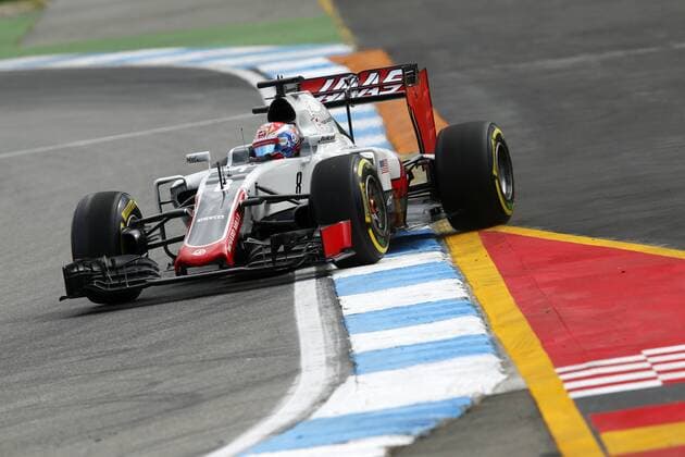 Motorsports: FIA Formula One World Championship WM Weltmeisterschaft 2016, Grand Prix of Germany, 8 Romain Grosjean (FRA, Haas F1 Team), xHOCHxZWEIx